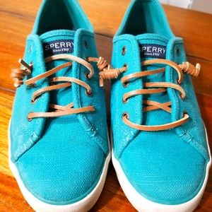 Sperry womens Teal sneakers